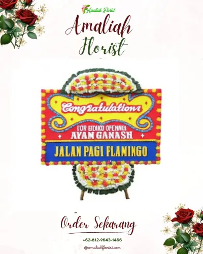 Bunga Papan Congratulation di Kaliwadas